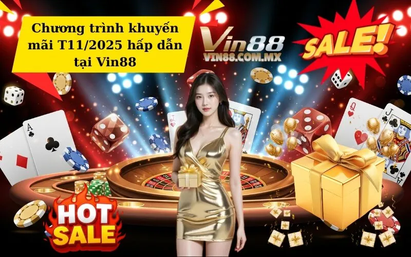 Chương trình khuyến mãi T112025 hấp dẫn tại Vin88